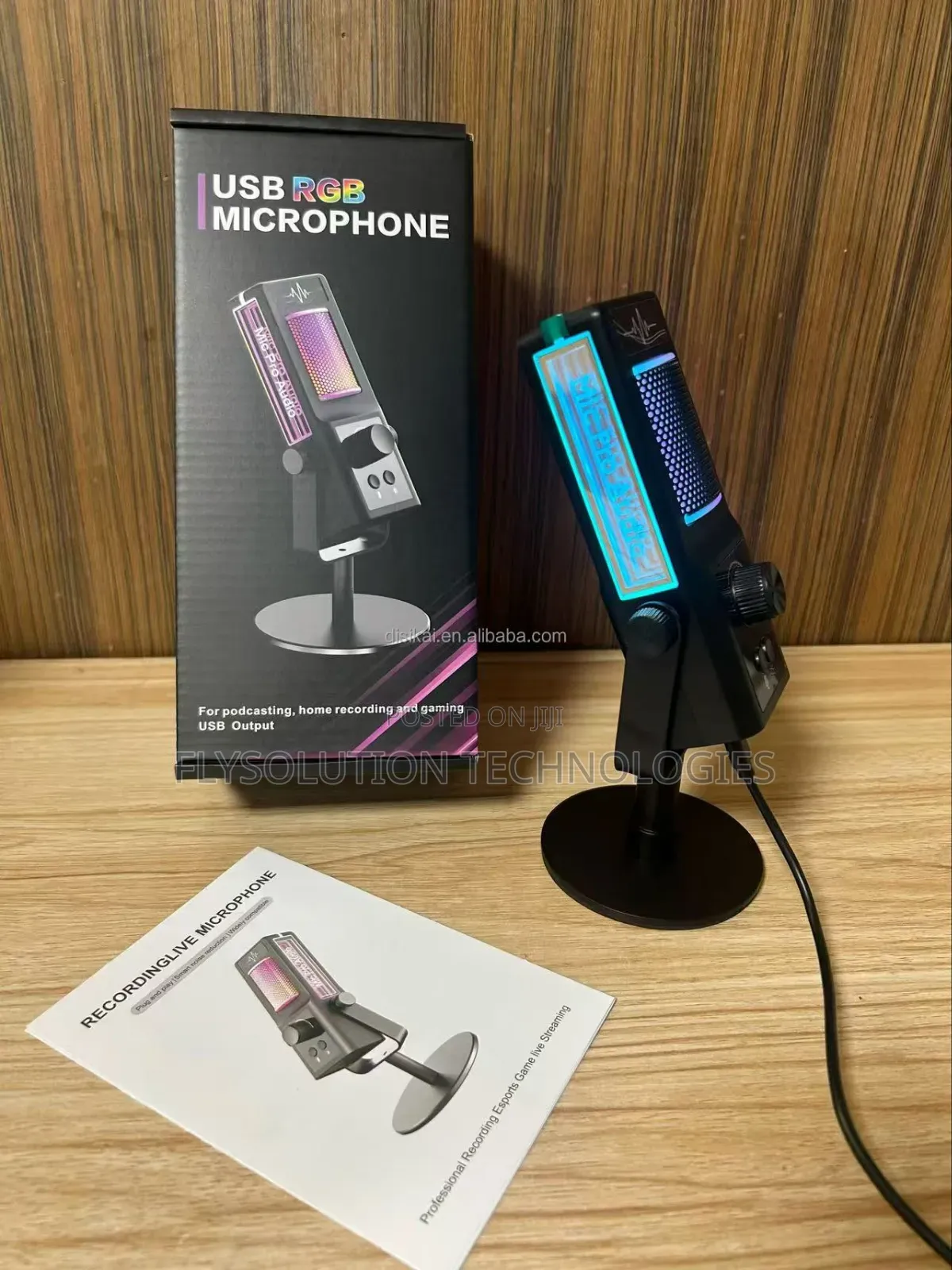 Noise Cancelling Condenser Microphone Cm-100 Usb-C RGB Desktop Micr