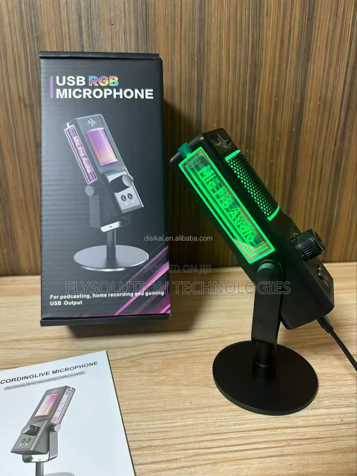 Noise Cancelling Condenser Microphone Cm-100 Usb-C RGB Desktop Micr
