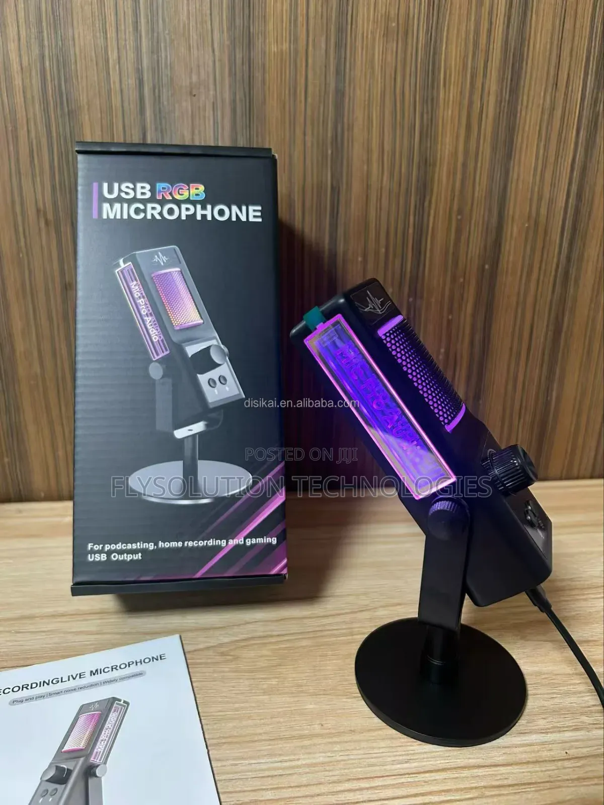 Noise Cancelling Condenser Microphone Cm-100 Usb-C RGB Desktop Micr