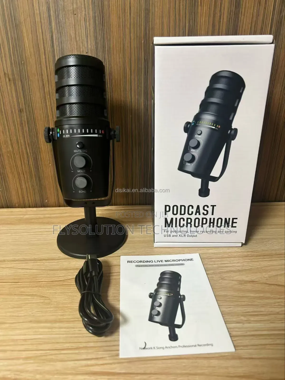 Mv7 Professional Wired Condenser Microphone Usb for Live Recording