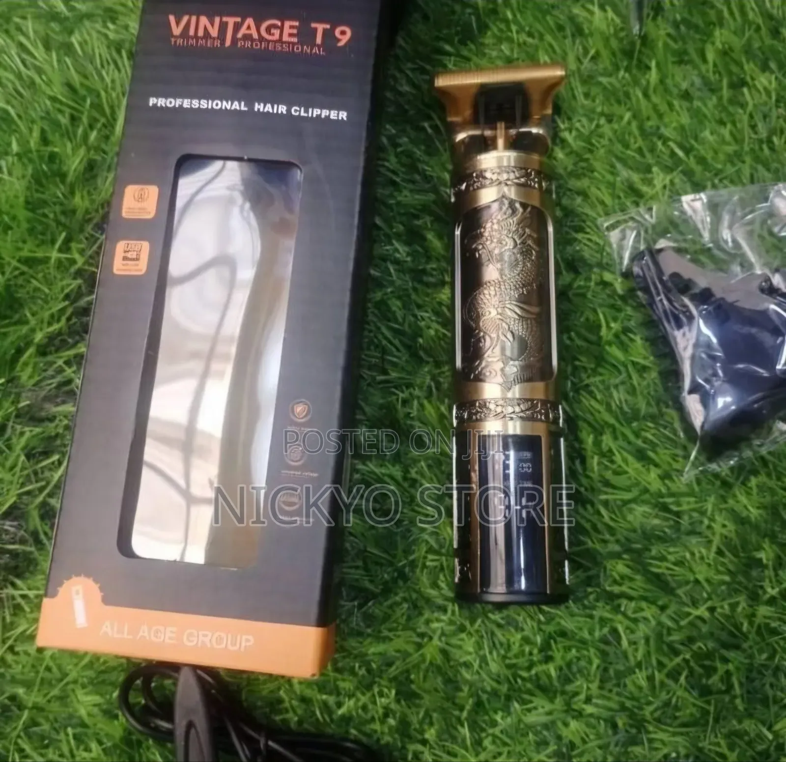 Vintage T9 Professional Hair Clipper (Rechargeable Trimmer)