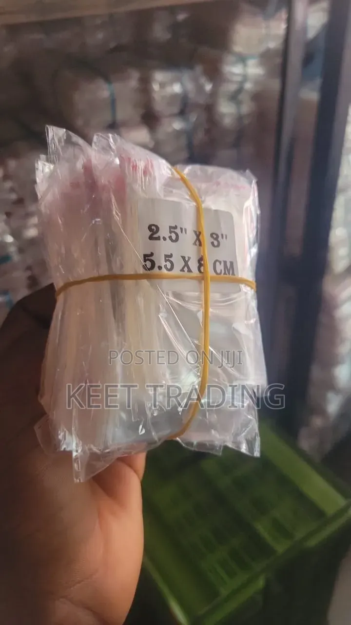 Small Glass Nylon 5.5 × 8 Cm – 2.5 × 3 Packaging Bags Lagos