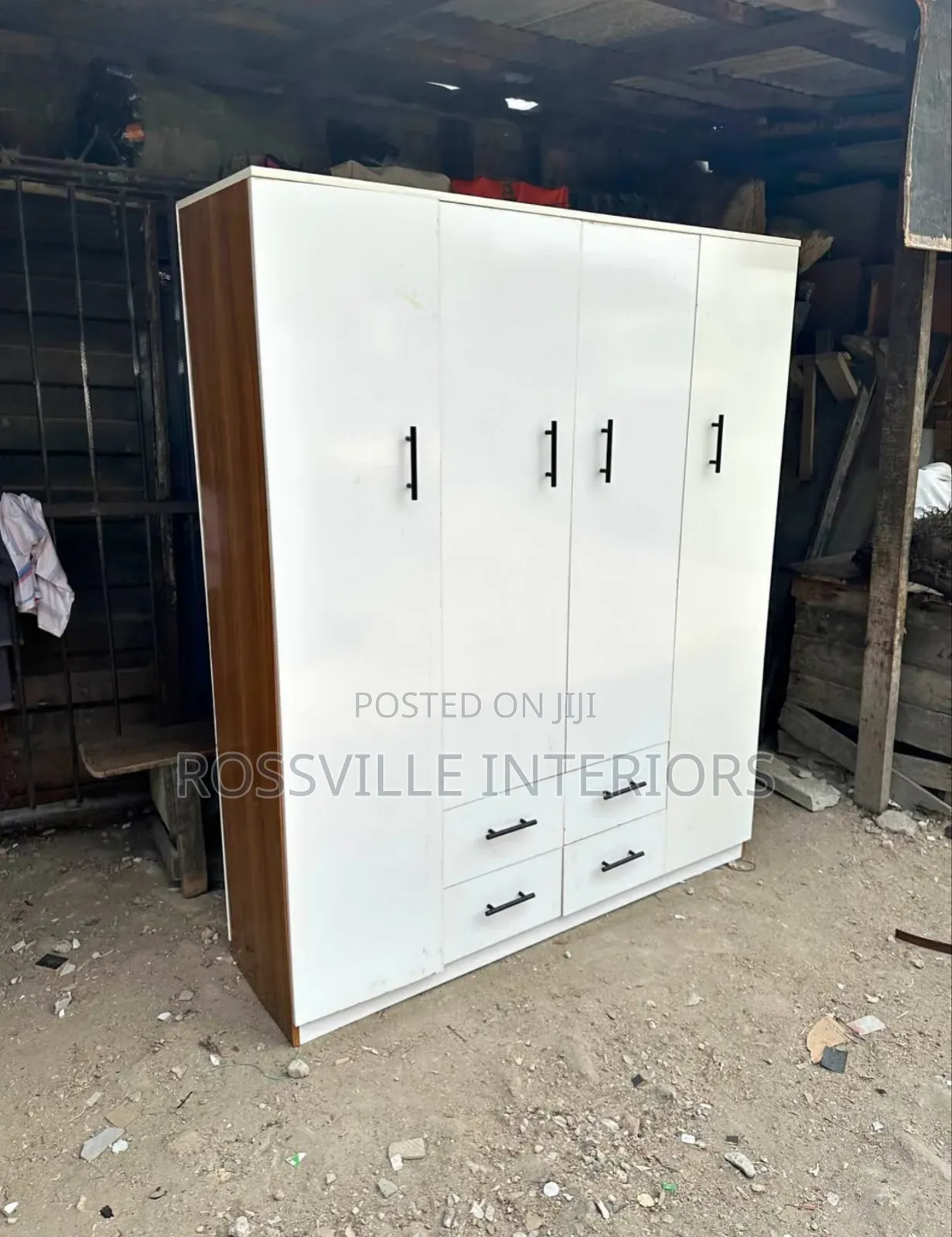 6 Ft MDF Wardrobe