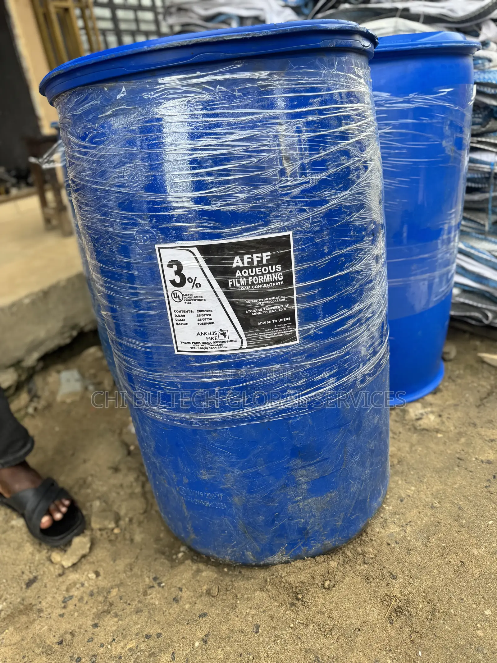 Angus Fire Afff 3% Aqueous Film Forming Foam Concentrate