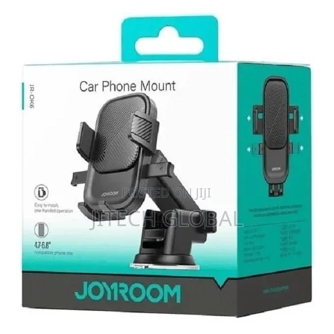 Joyroom Jr Ok6 Car Phone Holder, Adjustable Dashboard Windshield
