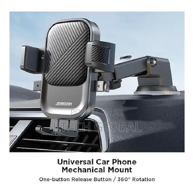 Joyroom Jr Ok6 Car Phone Holder, Adjustable Dashboard Windshield