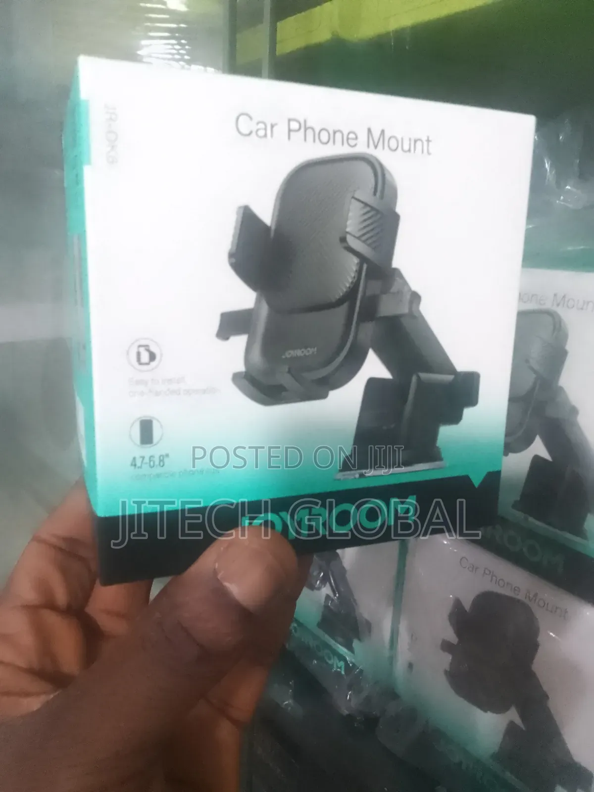 Joyroom Jr Ok6 Car Phone Holder, Adjustable Dashboard Windshield