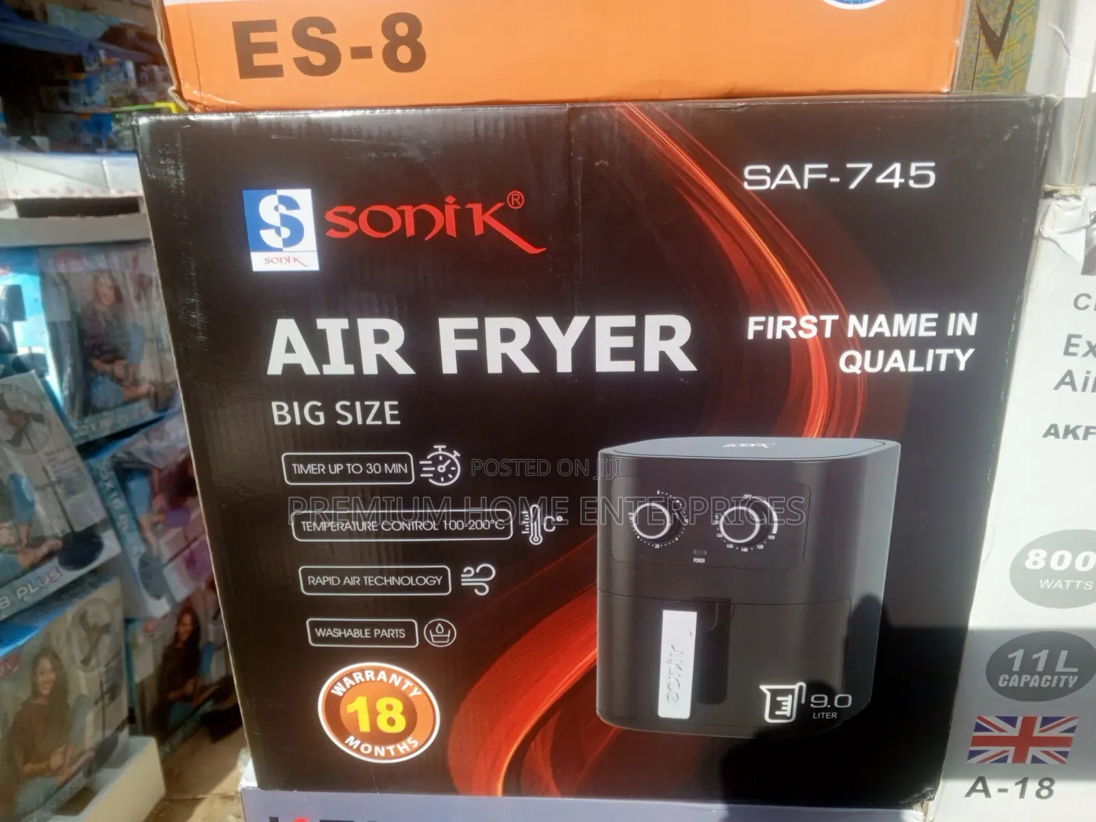 Sonik Air Fryer 9 Liters Saf-745