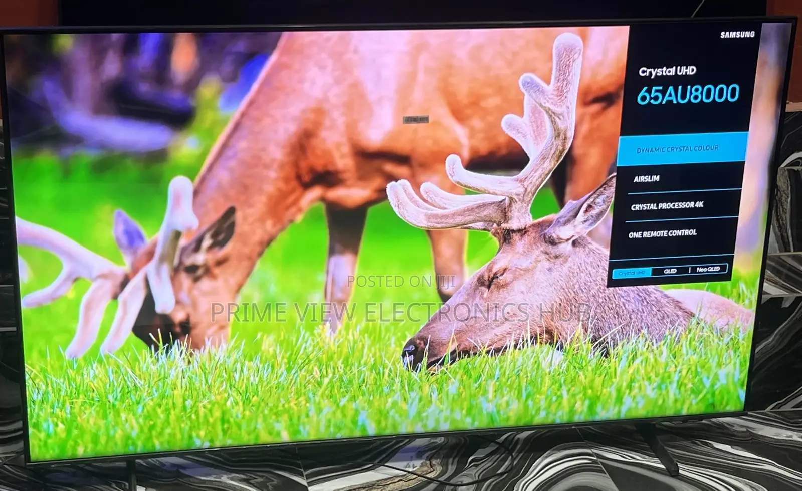 Samsung 65-Inch Crystal Uhd Smart Tv – Model Ue65au8000