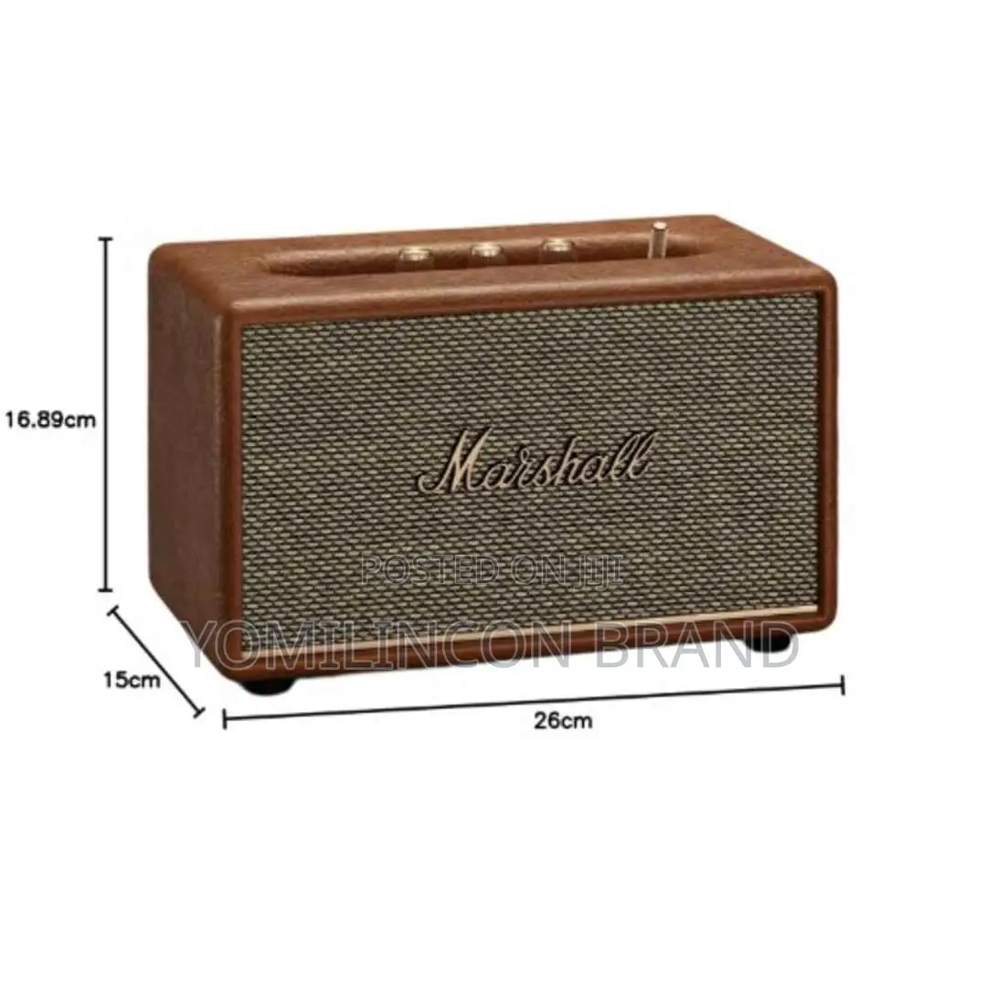 Marshall Acton Iii 60 W Bluetooth Powered Home Speaker - Brown