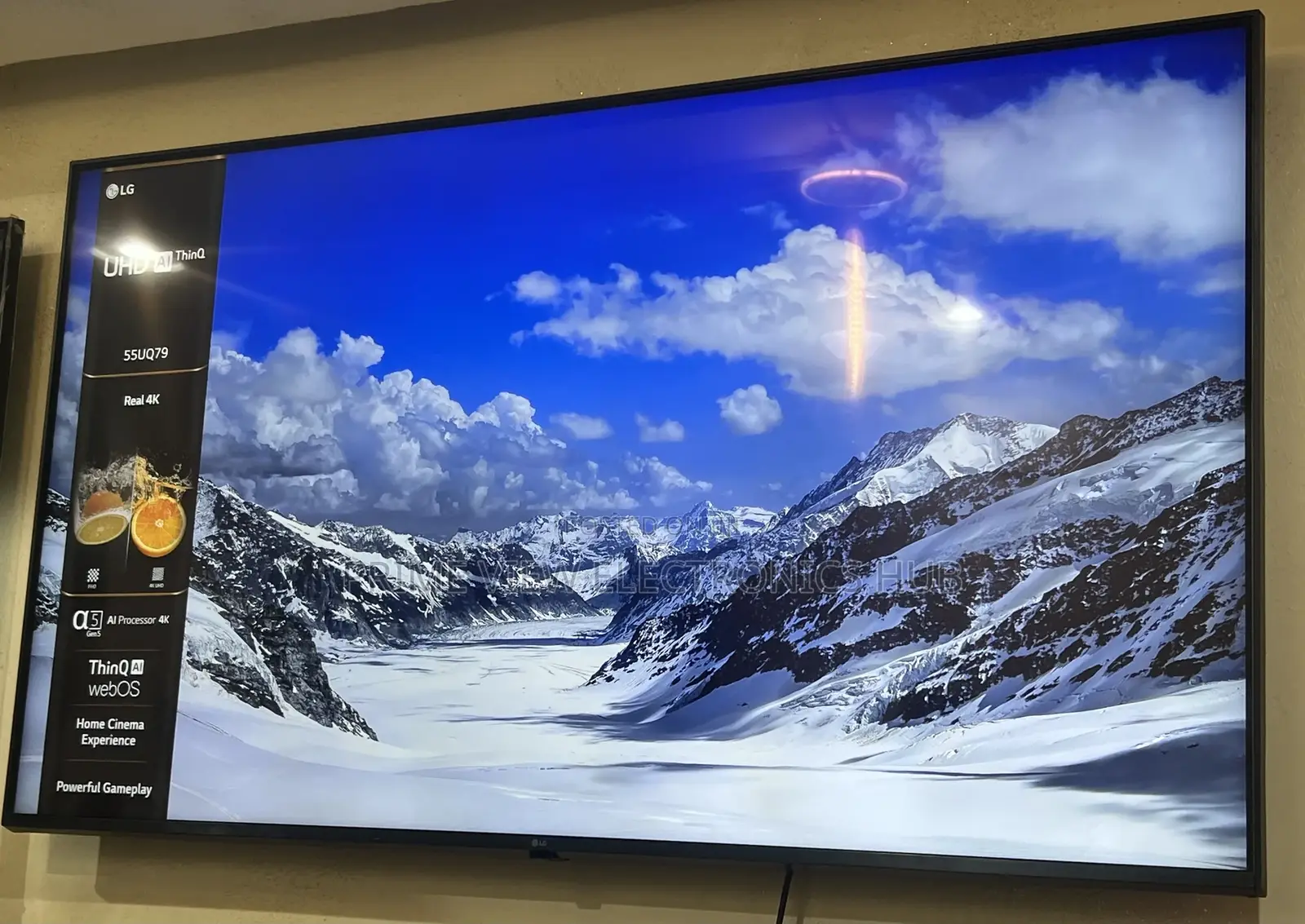 Clean LG 55-Inch Smart TV Uhd Very Sharp Picture