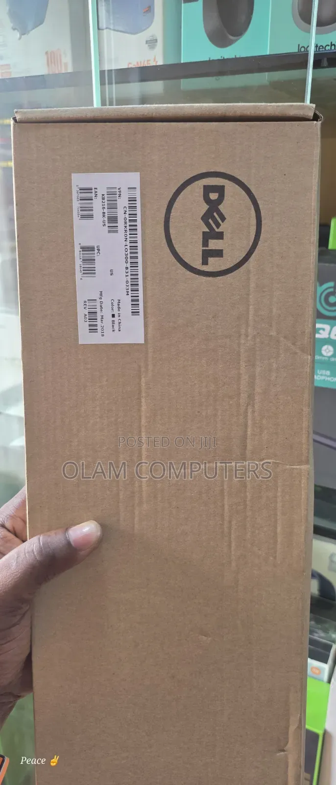 Dell Wired Keyboard - Kb216 - Us English - Black