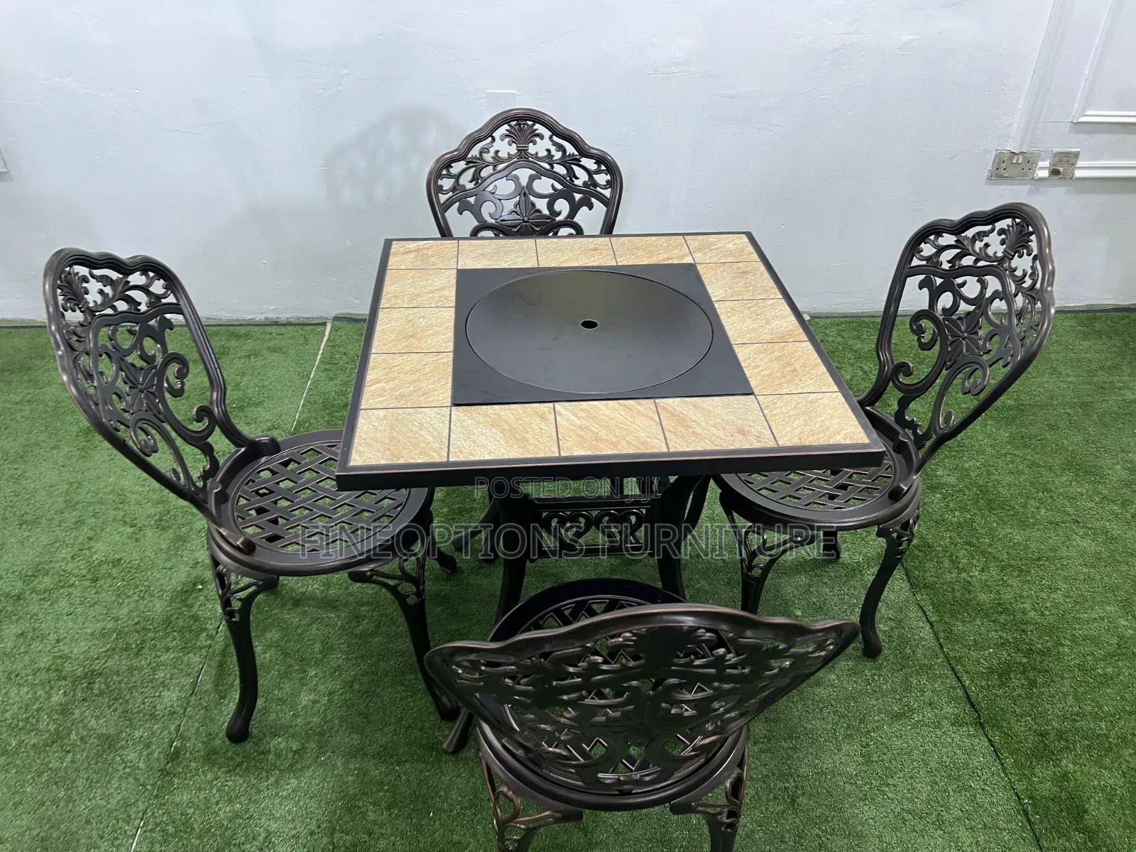 Golden Ember Bistro Set