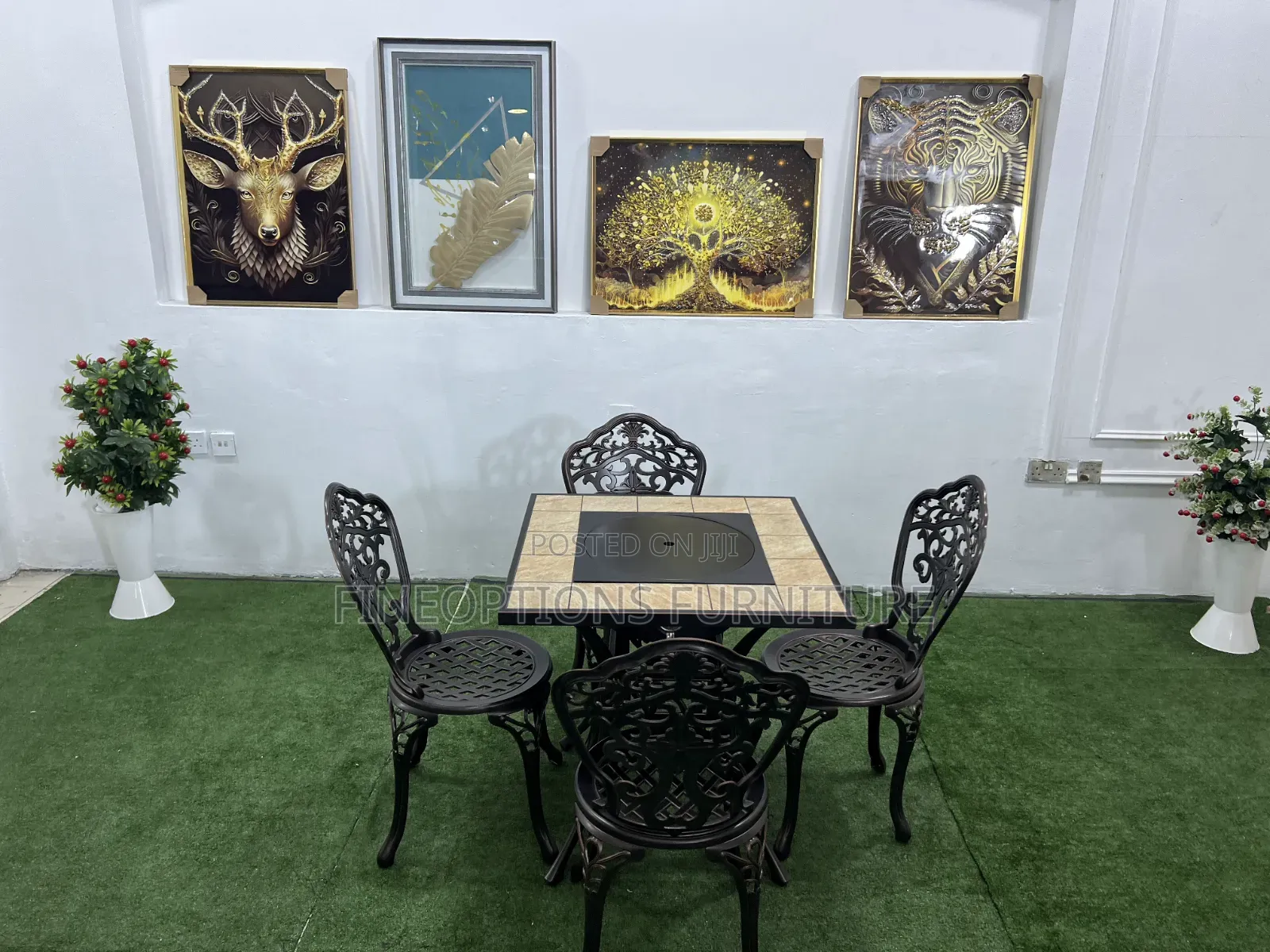 Golden Ember Bistro Set