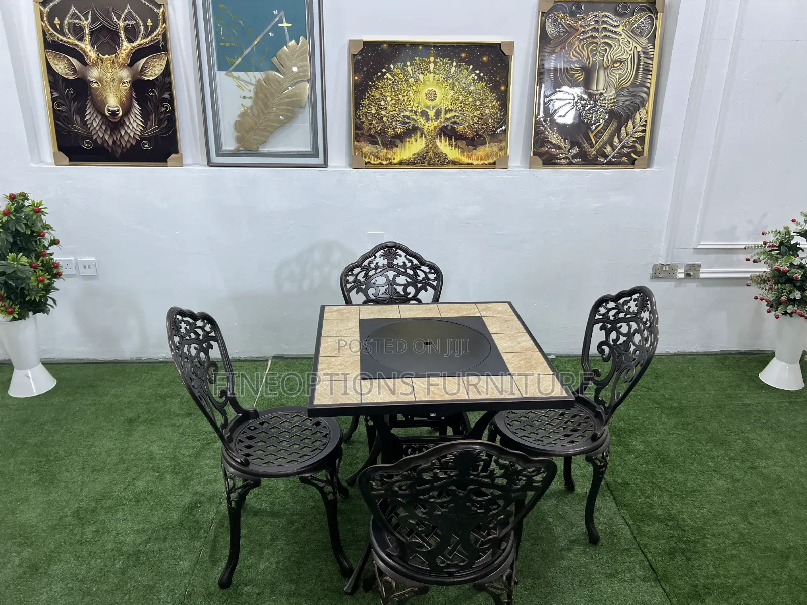Golden Ember Bistro Set