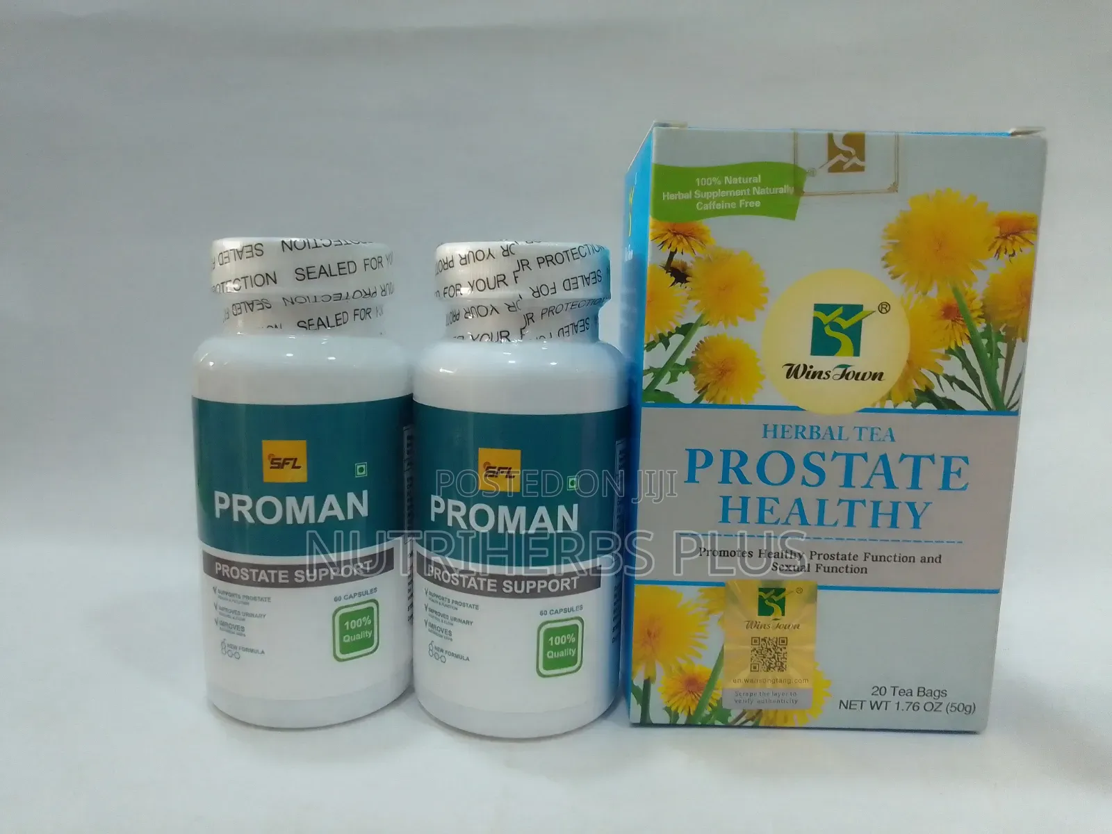 SFL Proman Capsules+ Wins Town Prostate Healthy Tea: For Prostate