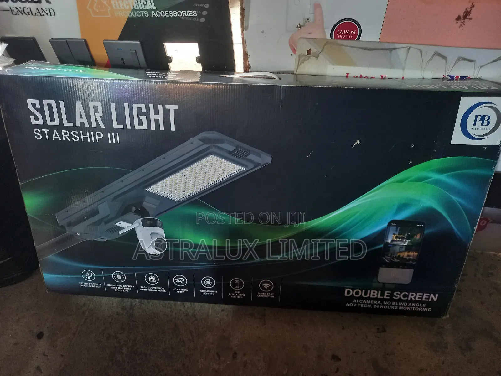 1200w 4g Ai Camera Solar Street Light