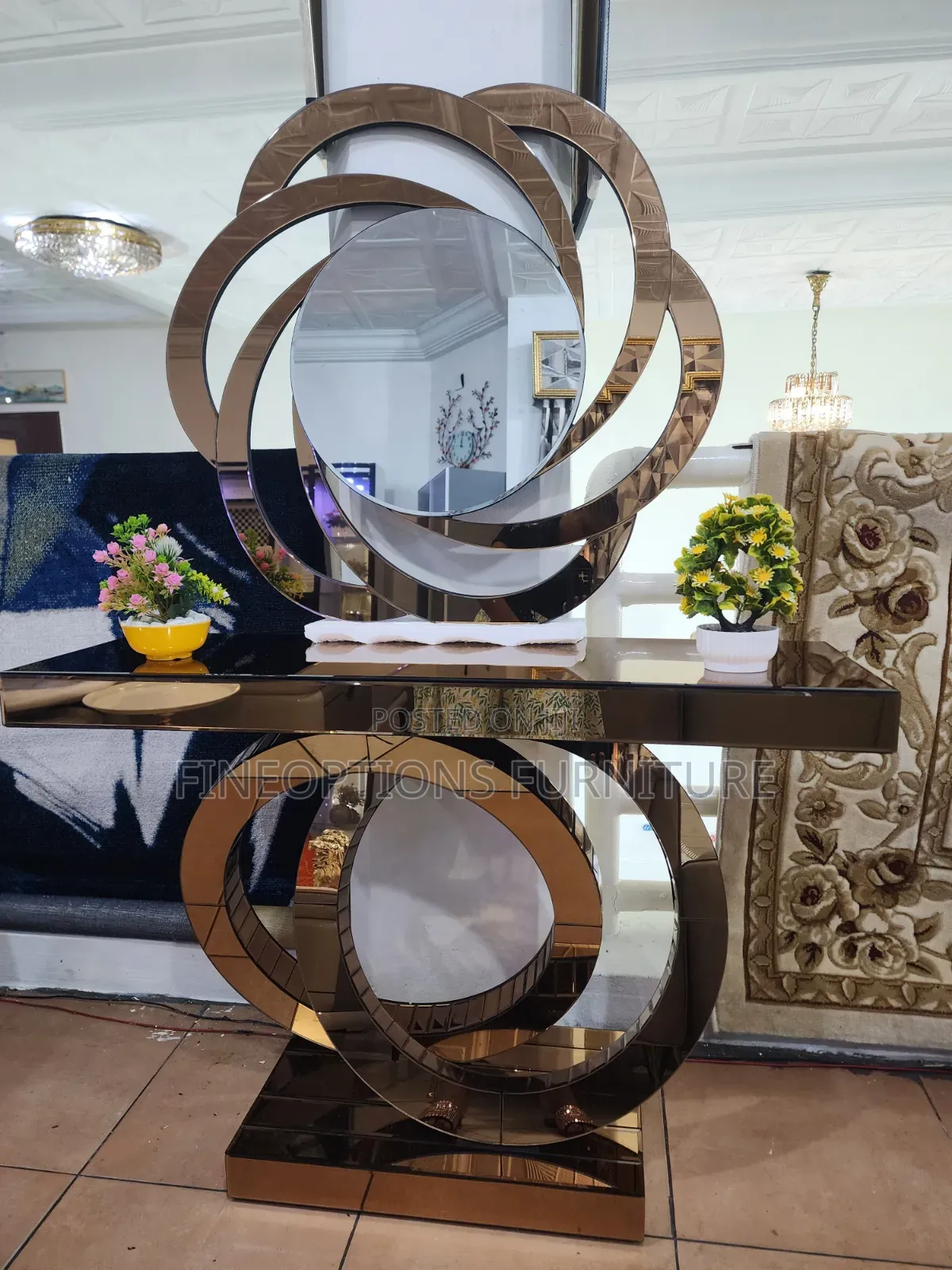 The Aurora Helix Vanity Mirror Set