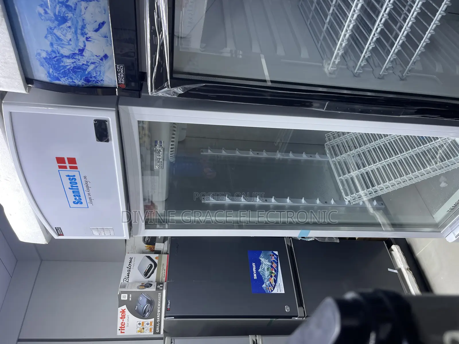 Brand New Scanfrost 300 Litres Display Refrigerator