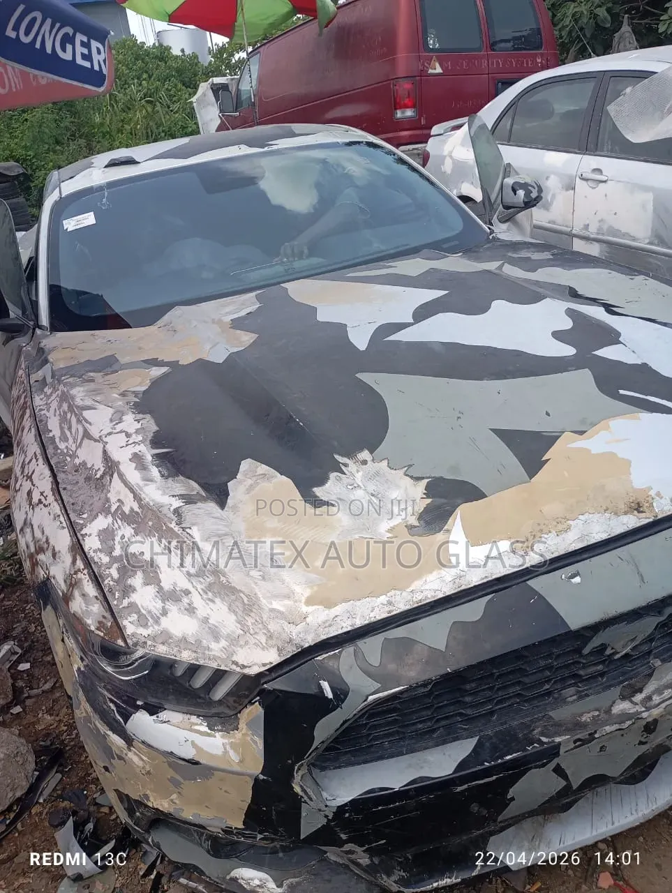 Ford Mustang 2020 Windscreen Glass Available Installed at Chimatex
