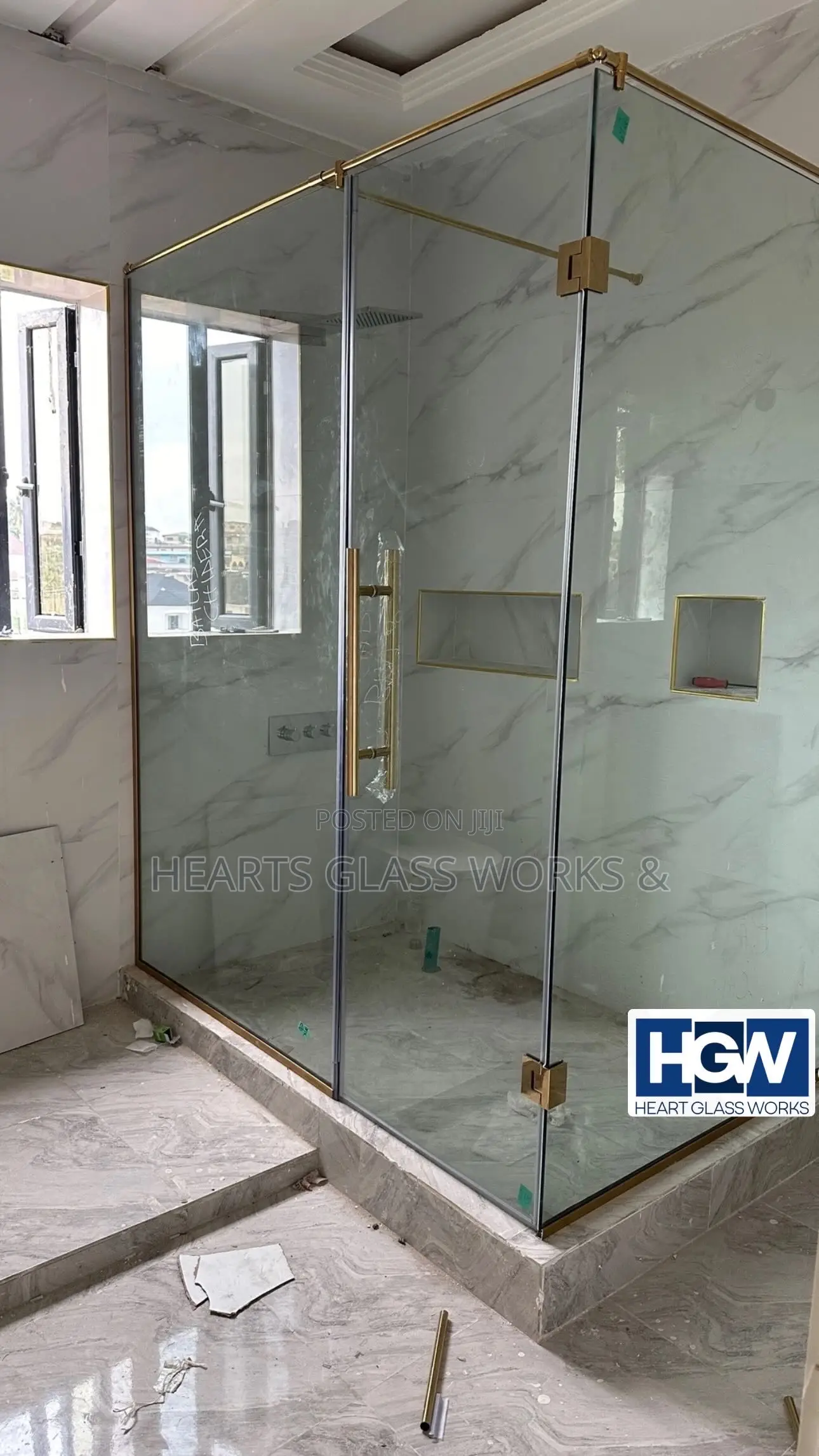 Premium Shower Enclsoure Installation in Lagos. Clean Finish Durable.