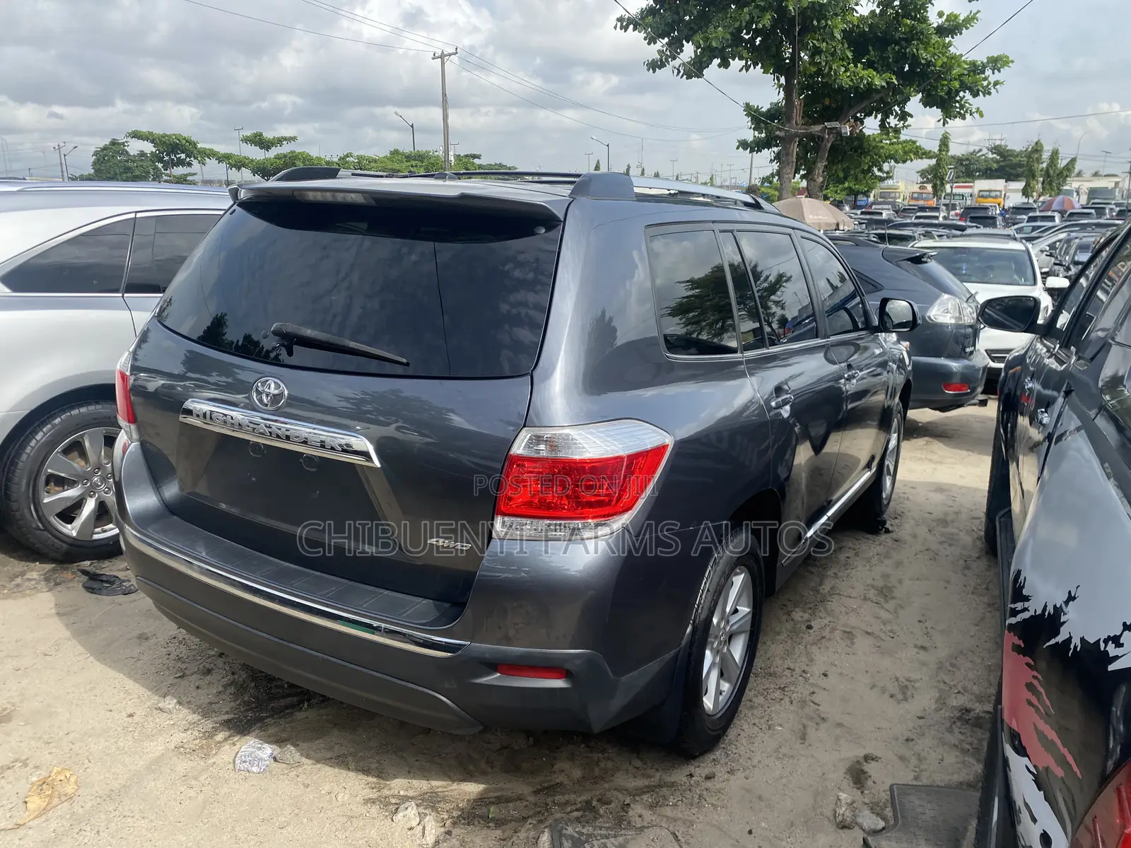 Toyota Highlander Limited 2011 Gray
