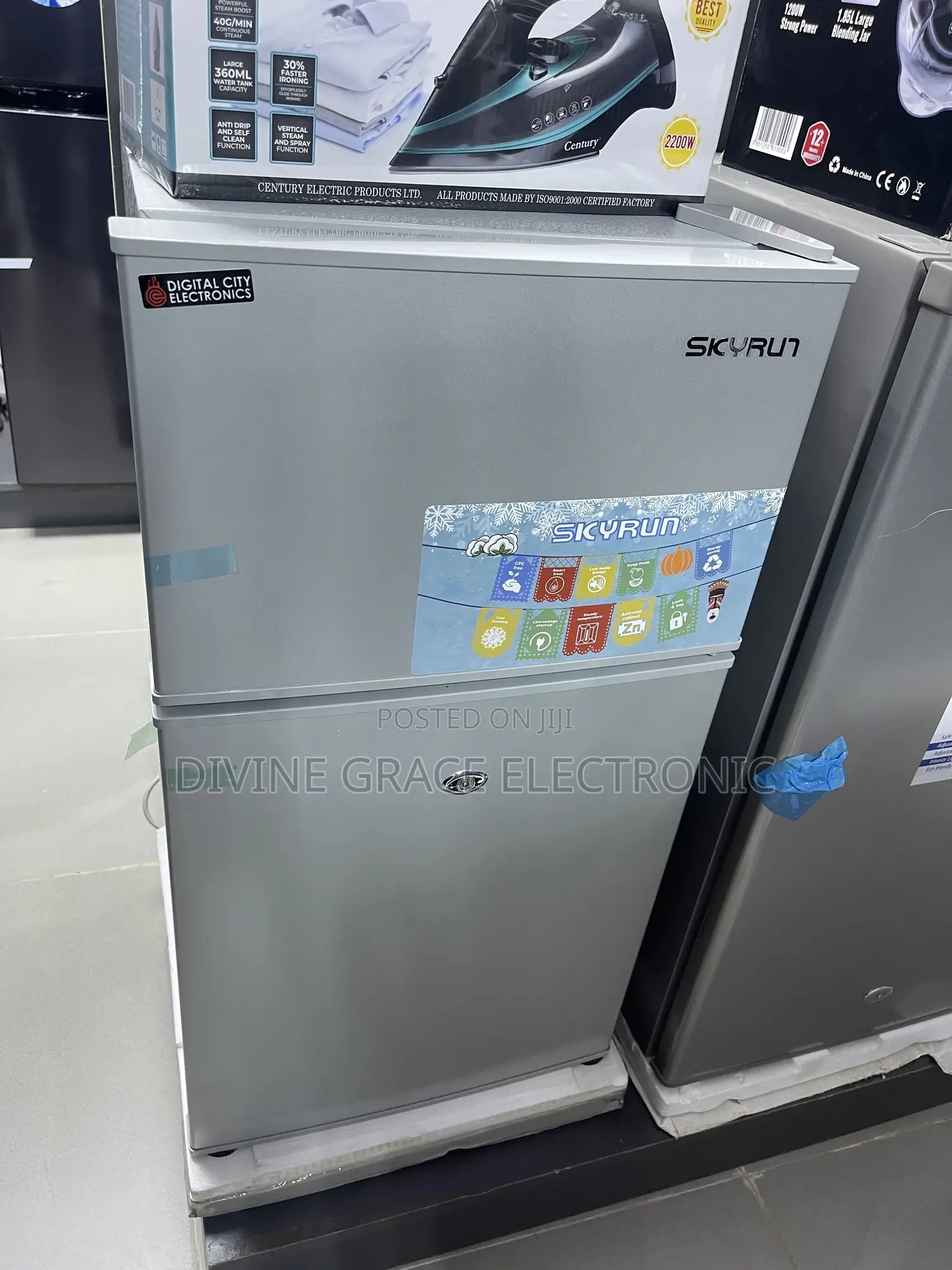 Brand New 85bcd Skyrun Double Door Refrigerator/Skyrun