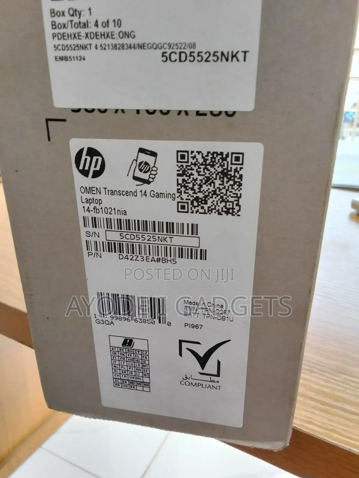 New HP Omen Transcend 14-fb0023dx 1GB Intel Core Ultra 7 HDD+SSD 1T