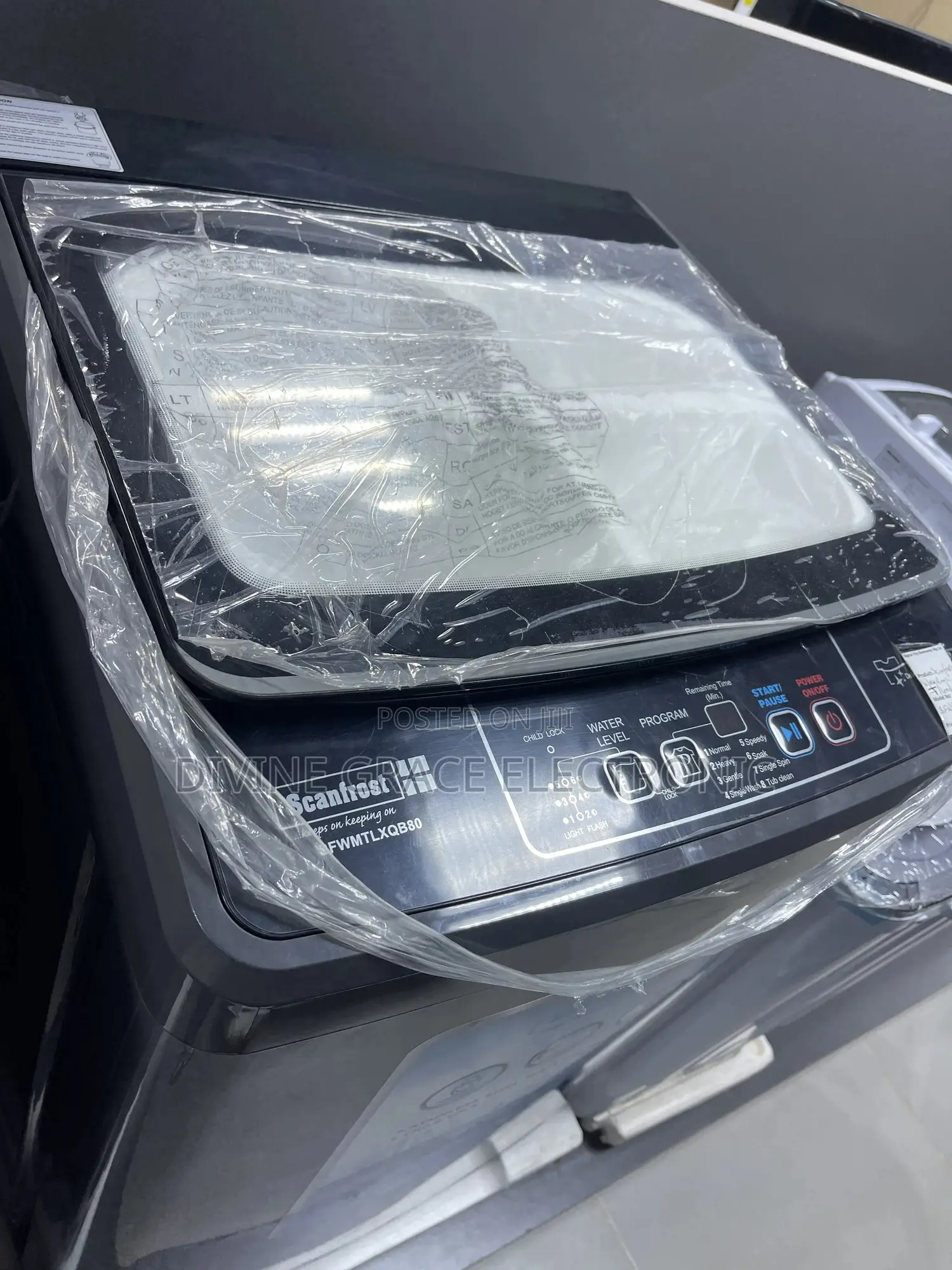 Brand New 8kg Scanfrost Top Loader Washing Machine