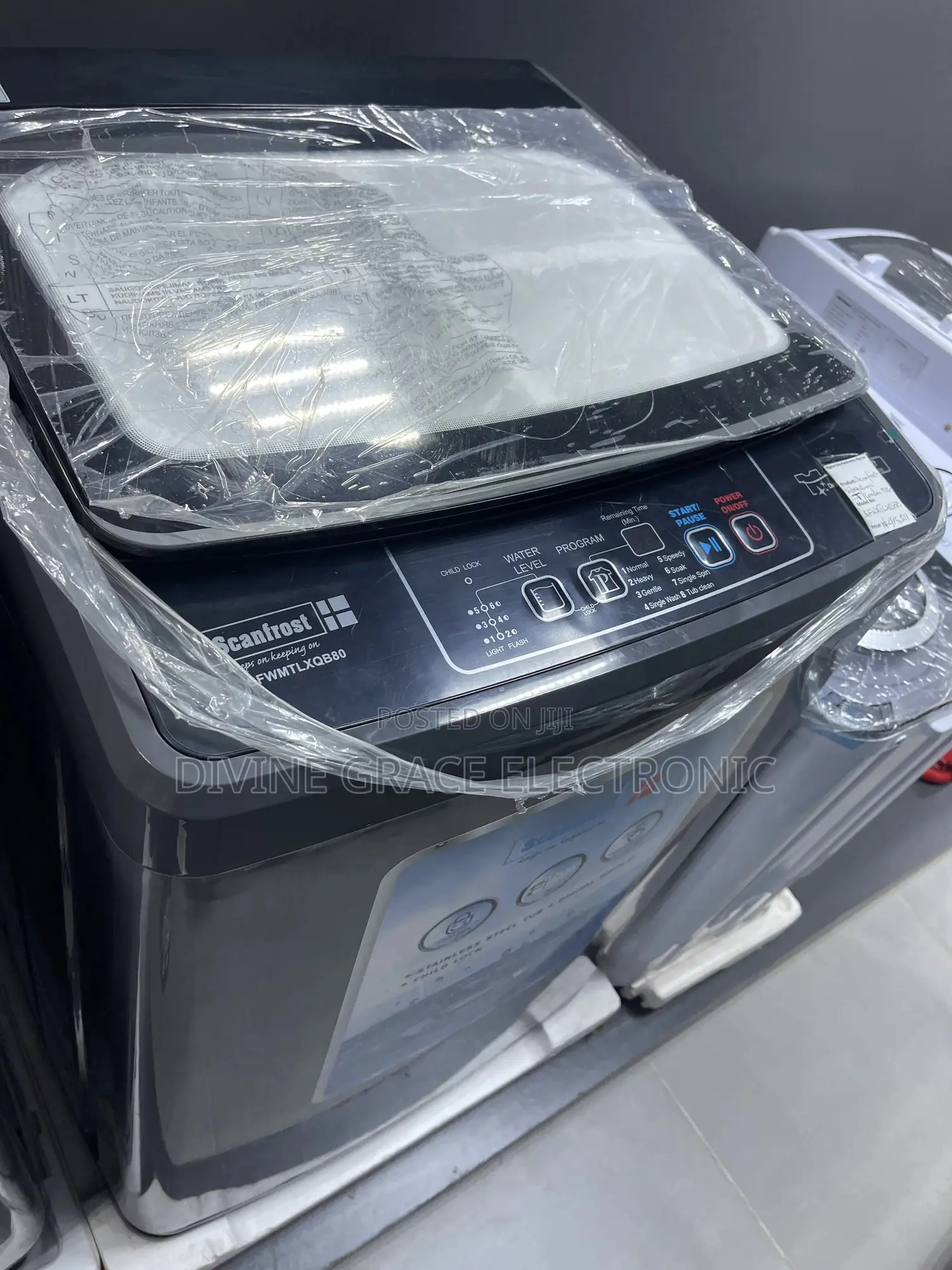 Brand New 8kg Scanfrost Top Loader Washing Machine