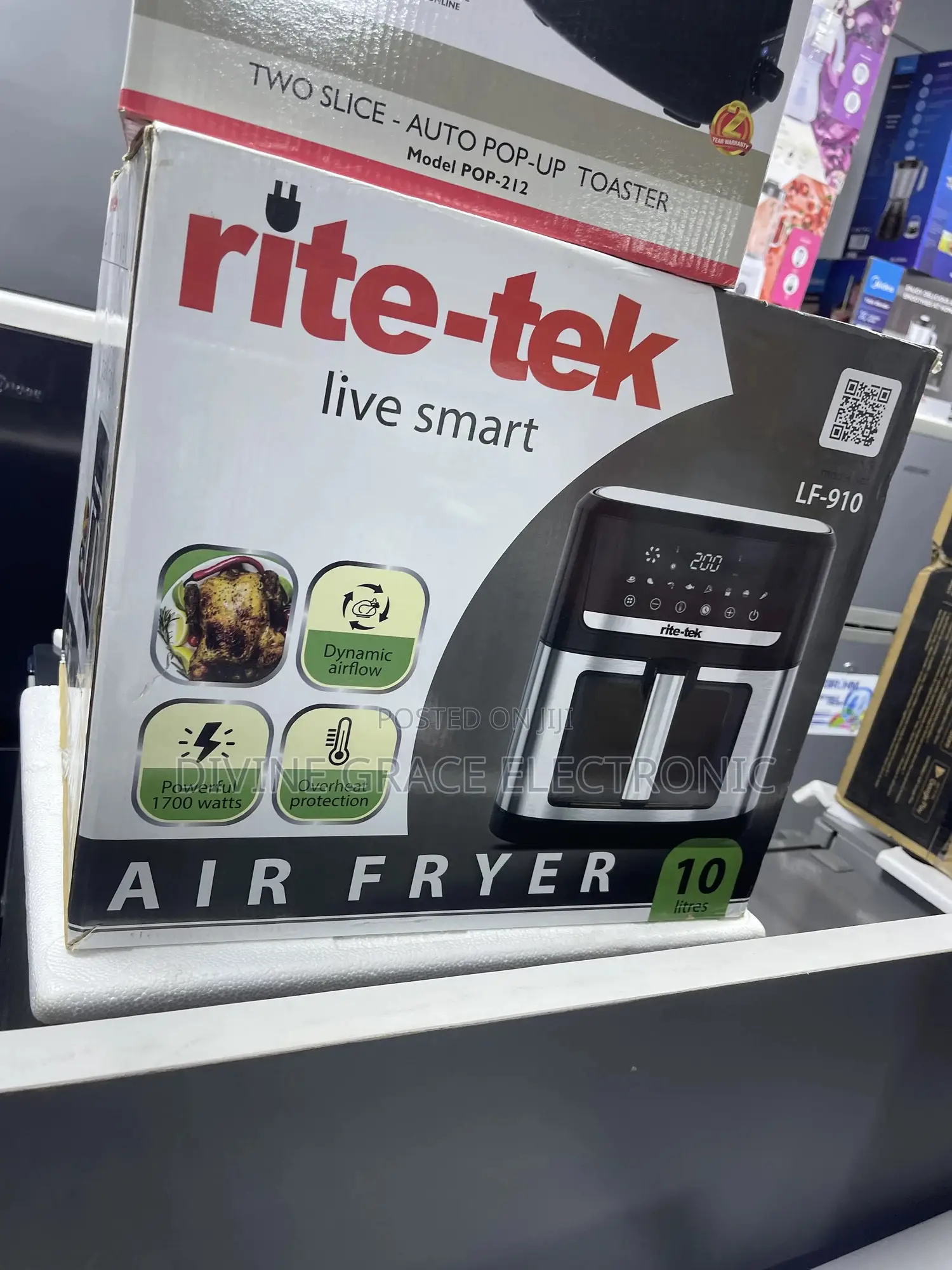 Brand New Rite-Trek 10 Litres Air Fryer