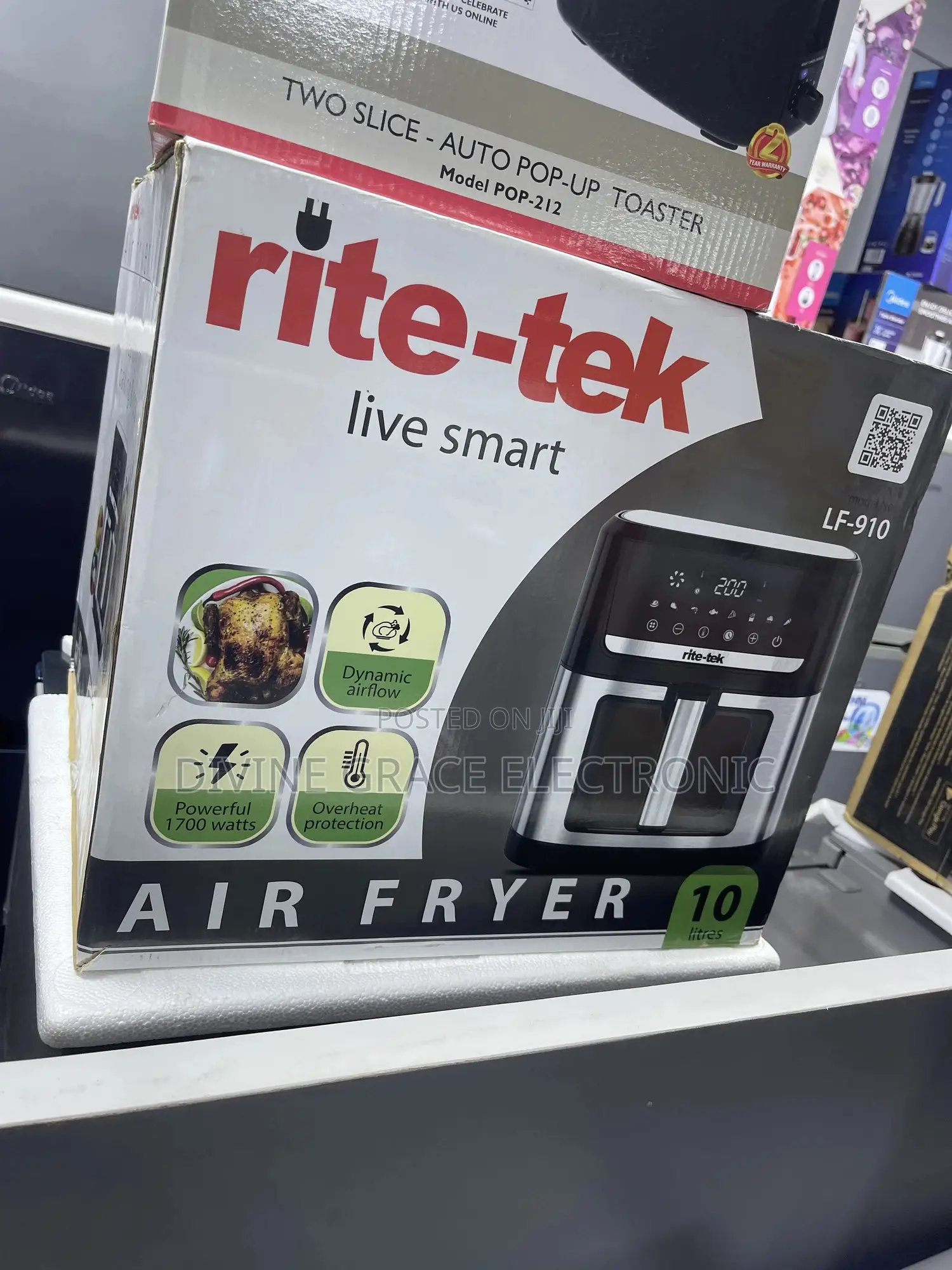 Brand New Rite-Trek 10 Litres Air Fryer