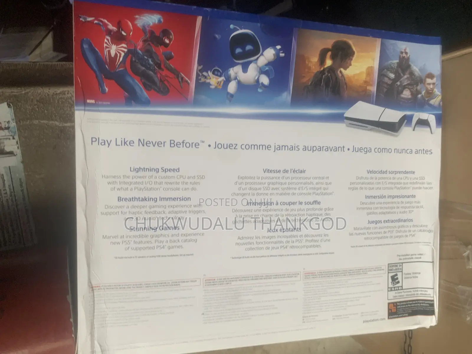 Sony Playstation 5 Slim (Ps5 Slim) Console 1tb