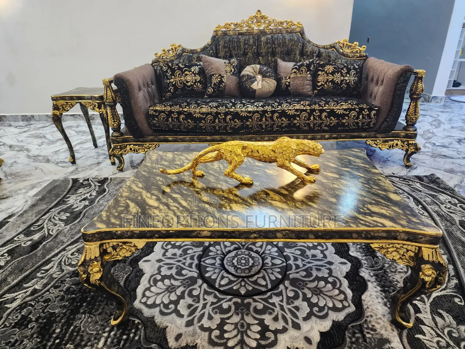 The Imperial Onyx Royal Sofa