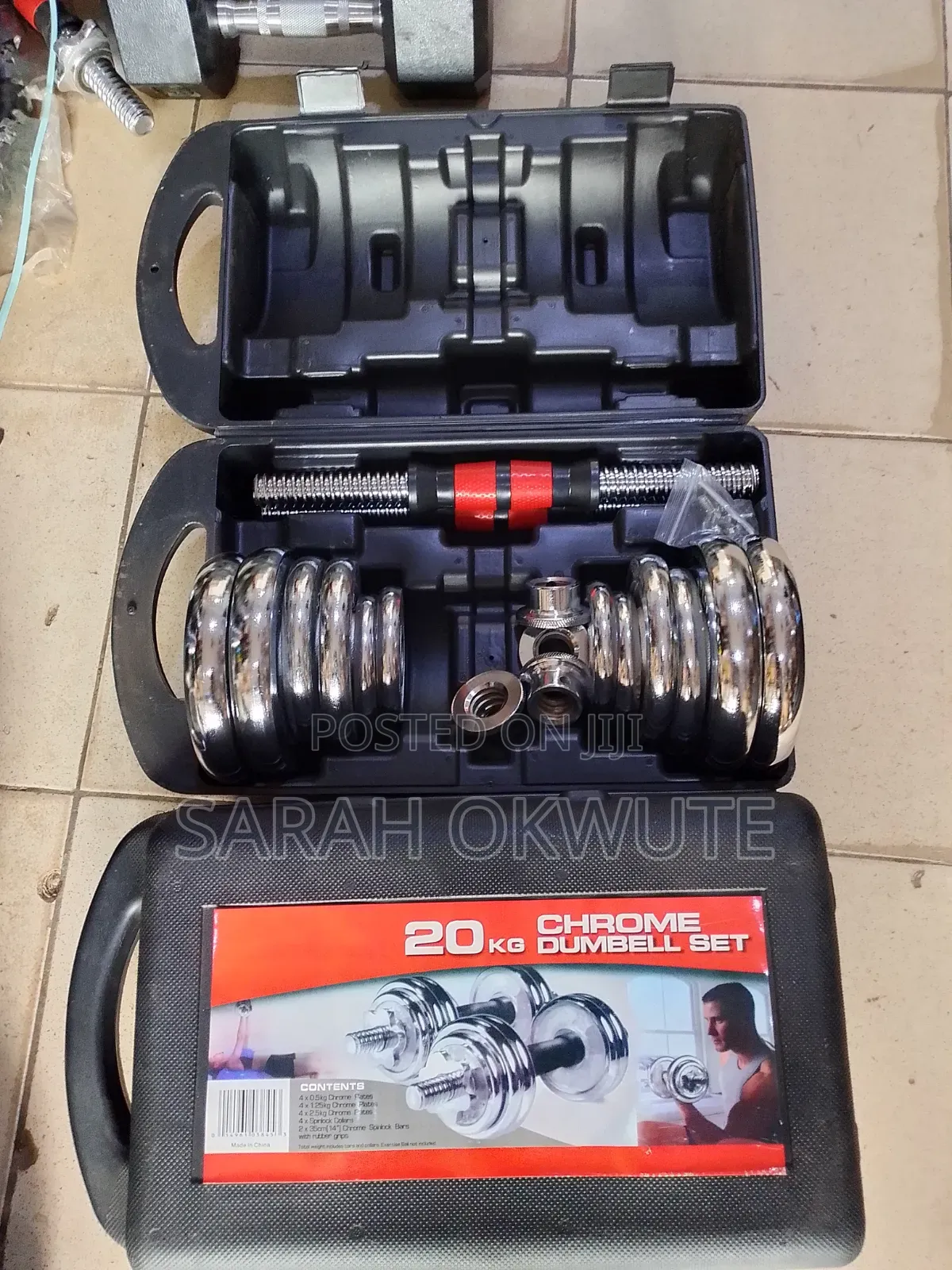 20kg Chrome Dumbbell Set