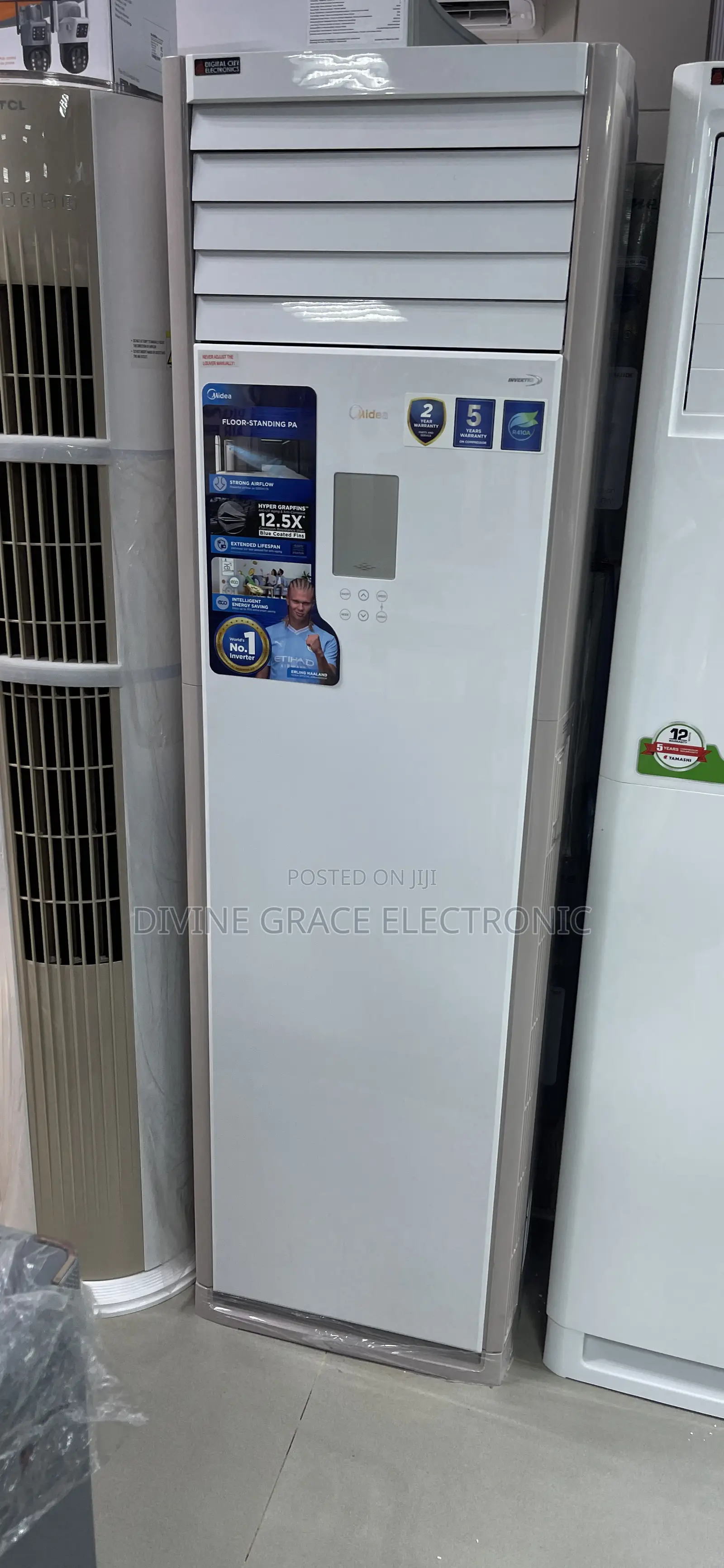Brand New Midea 2tons/Hp Inverter Standing Airconditioner