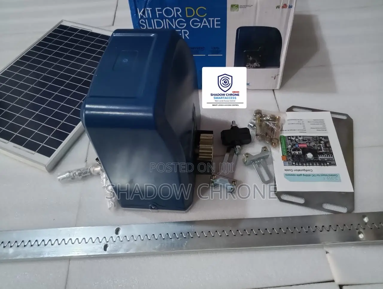 Automatic Sliding Gate Motor Kit – Solar Compatible, Complete Set