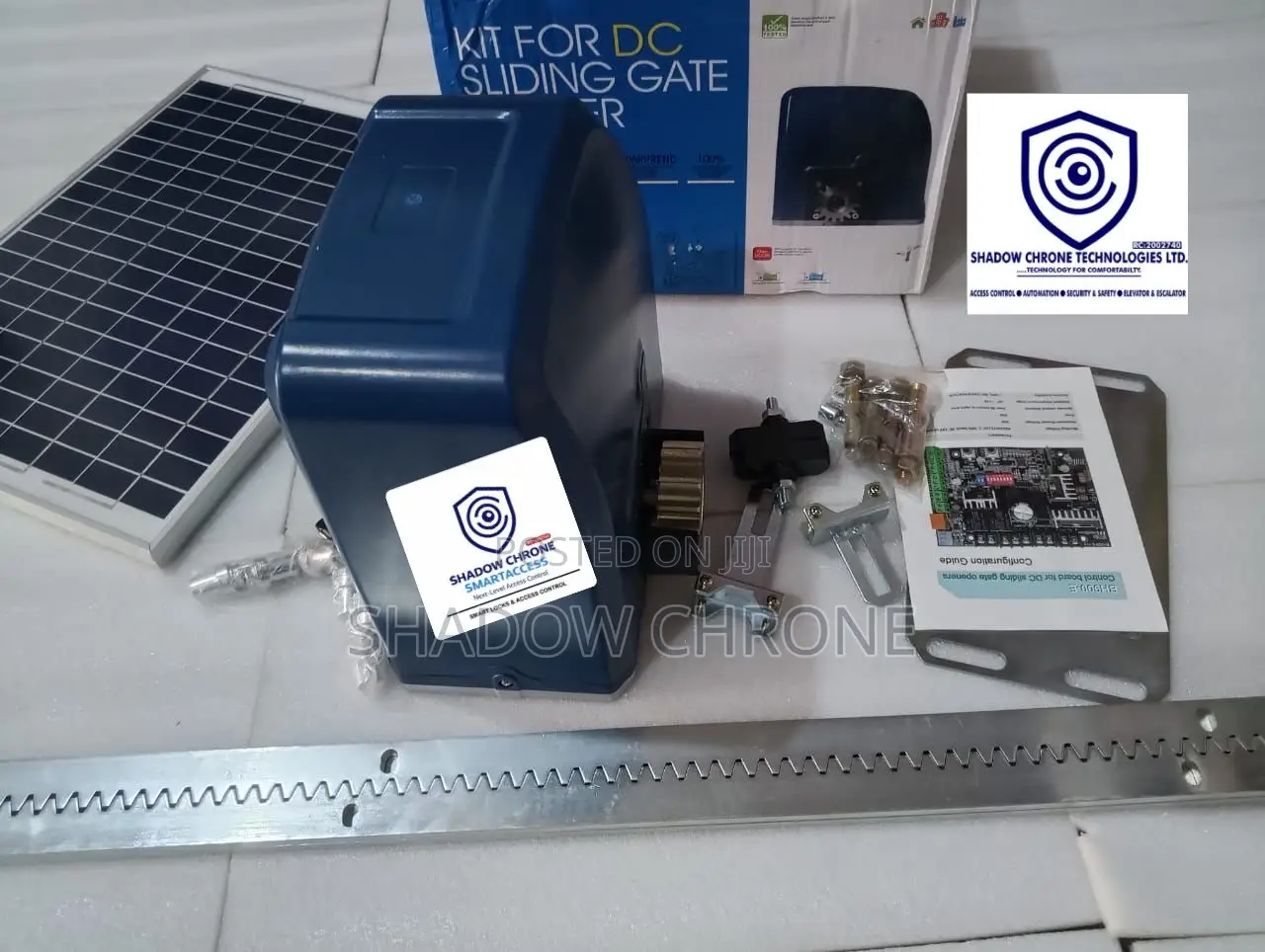 Solar-Powered Sliding Gate Motor – No Nepa Wahala