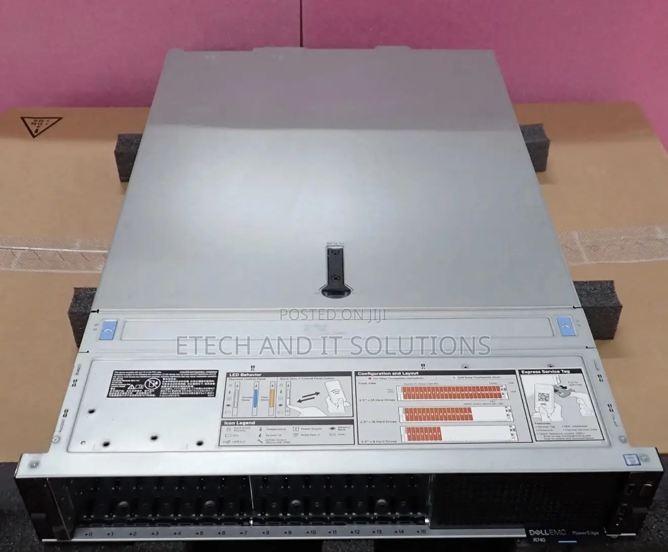 New Server Dell PowerEdge R740 32GB Intel Xeon HDD+SSD 1T