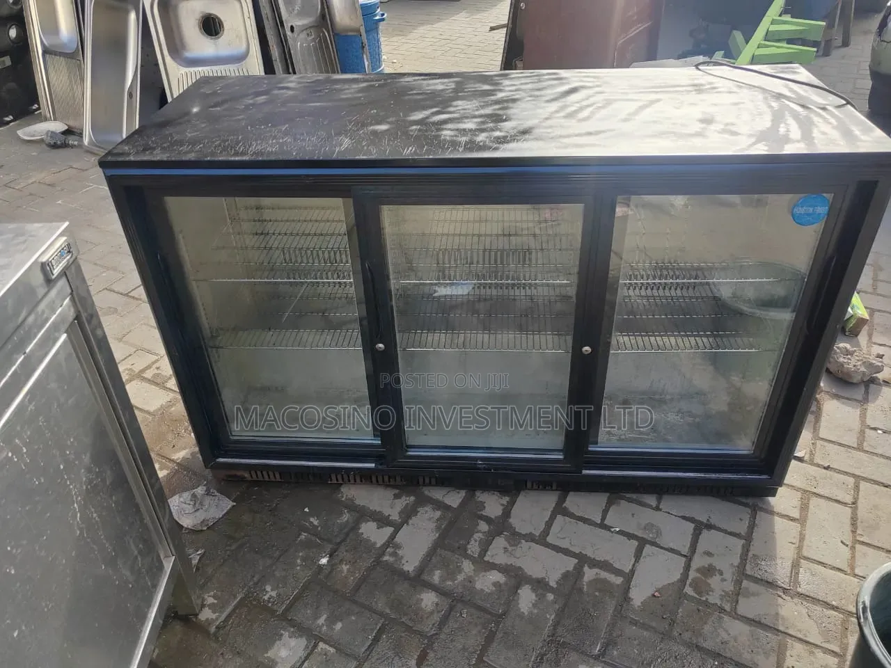 Foreign Used 3-Door Under-Bar Display Cooler Chiller
