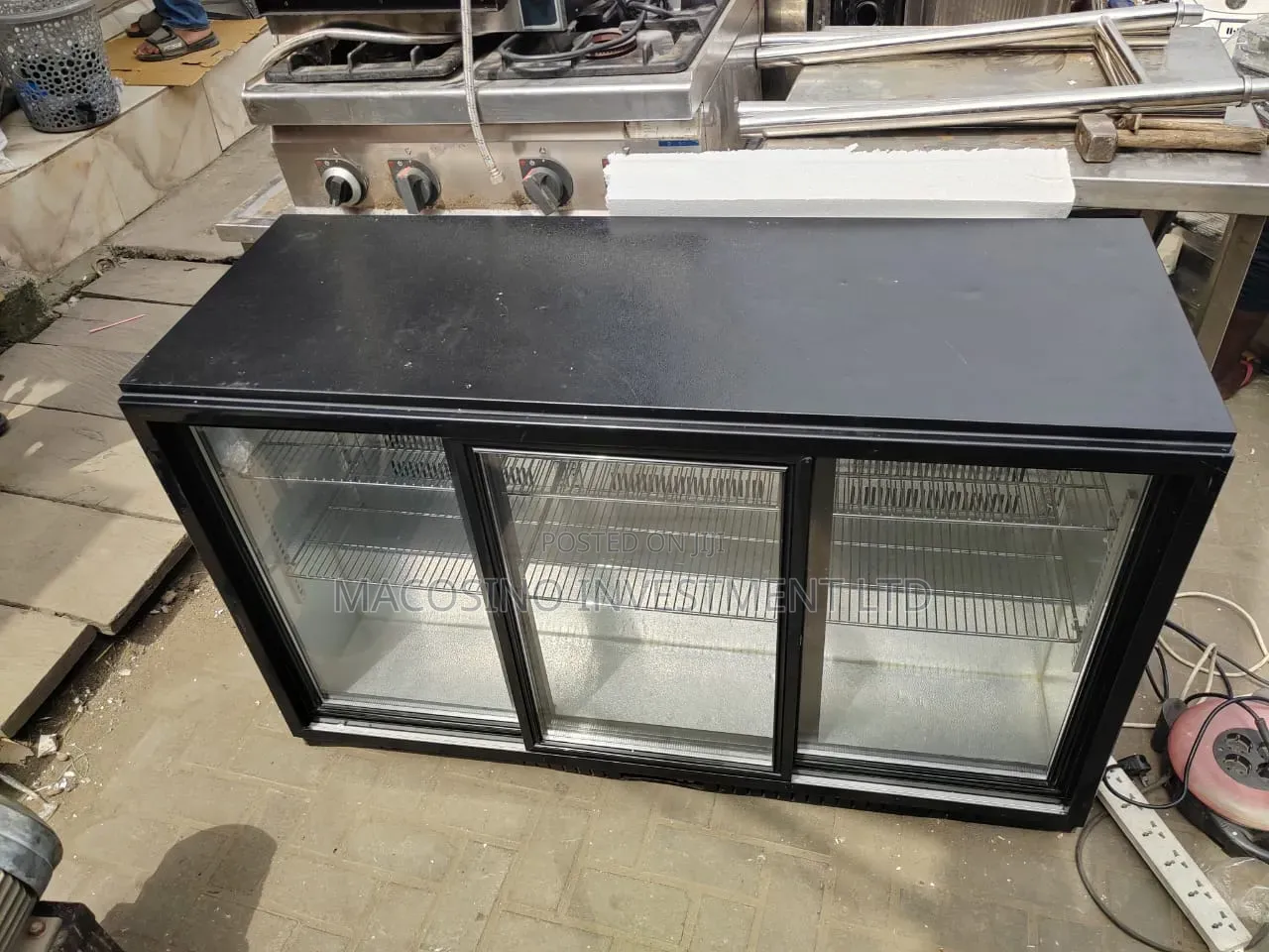 Foreign Used 3-Door Under-Bar Display Cooler Chiller