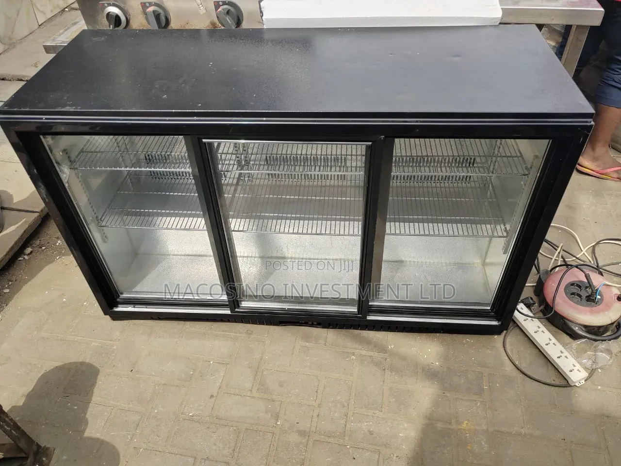 Foreign Used 3-Door Under-Bar Display Cooler Chiller