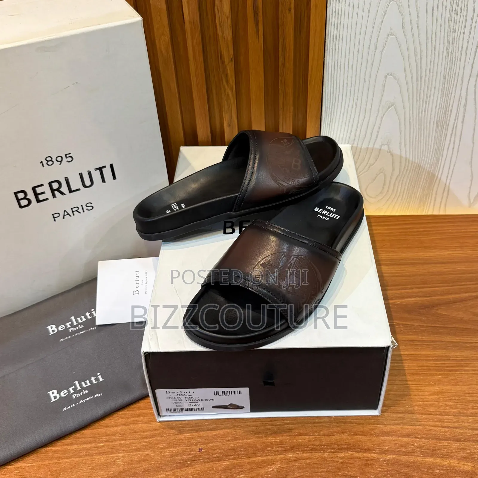 Original Italian Berluti Sandals Available in Store