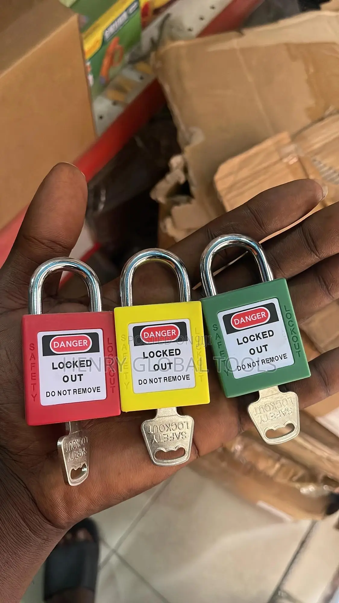 Safety Lotto Key Padlock Lockout Station