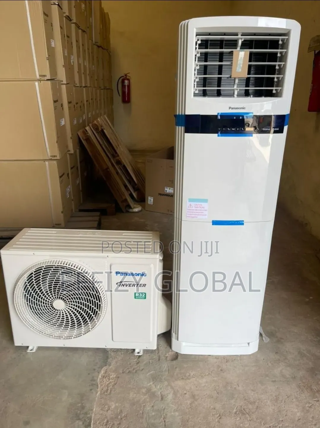 Panasonic Inverter Floor Standing Ac, 2hp, Full Copper