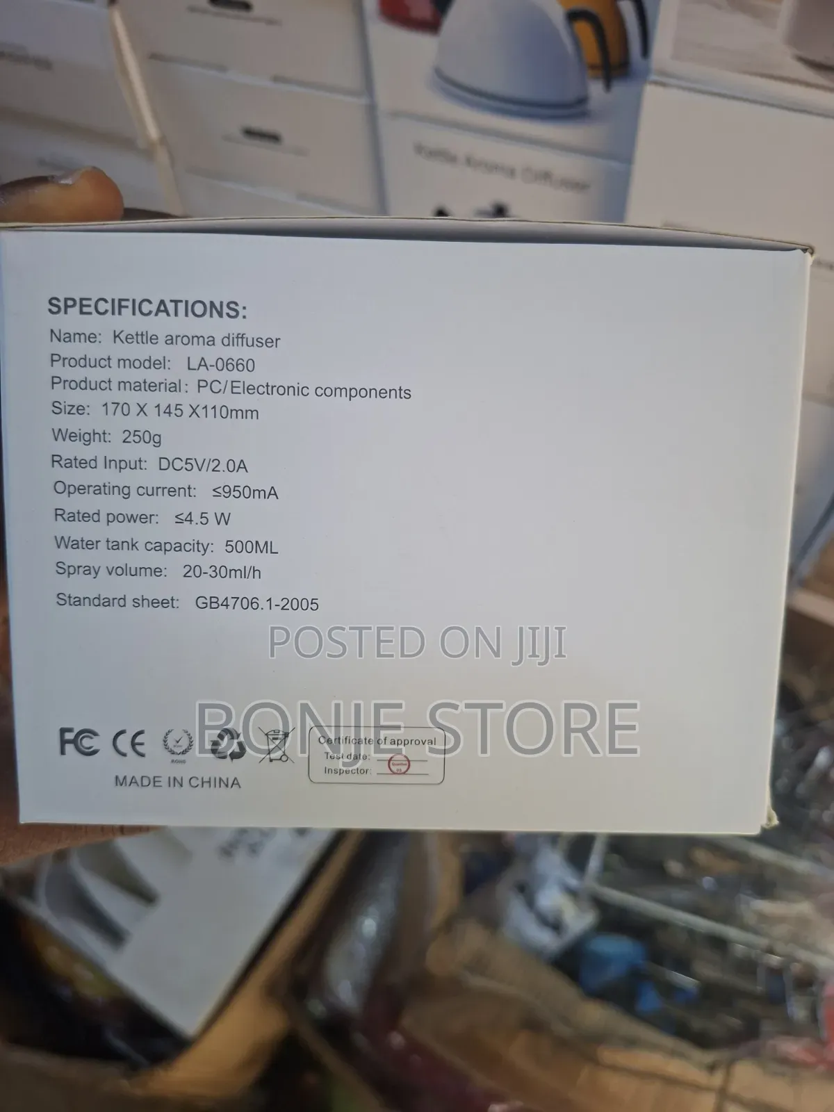 Kettle Aroma Diffuser + Free Aroma Oil