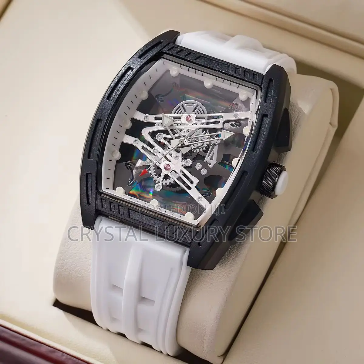 Curren Quality Luxury Men Rubber Strap Wristwatch