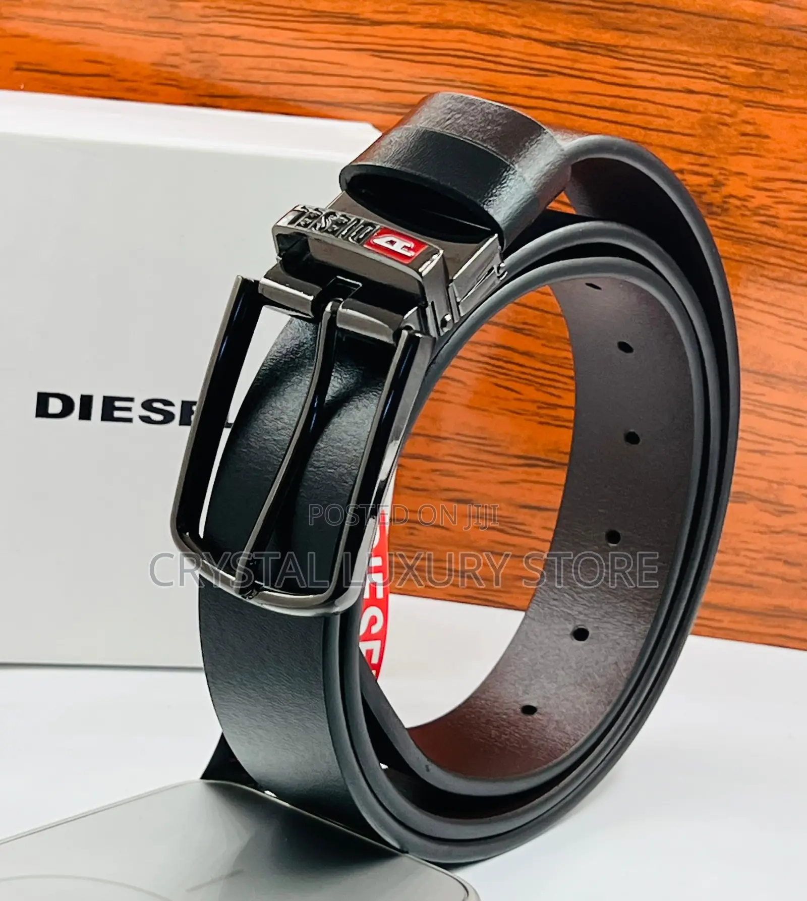2 Side Tommy Hilfiger Quality Luxury Men Genuine Leather Belt