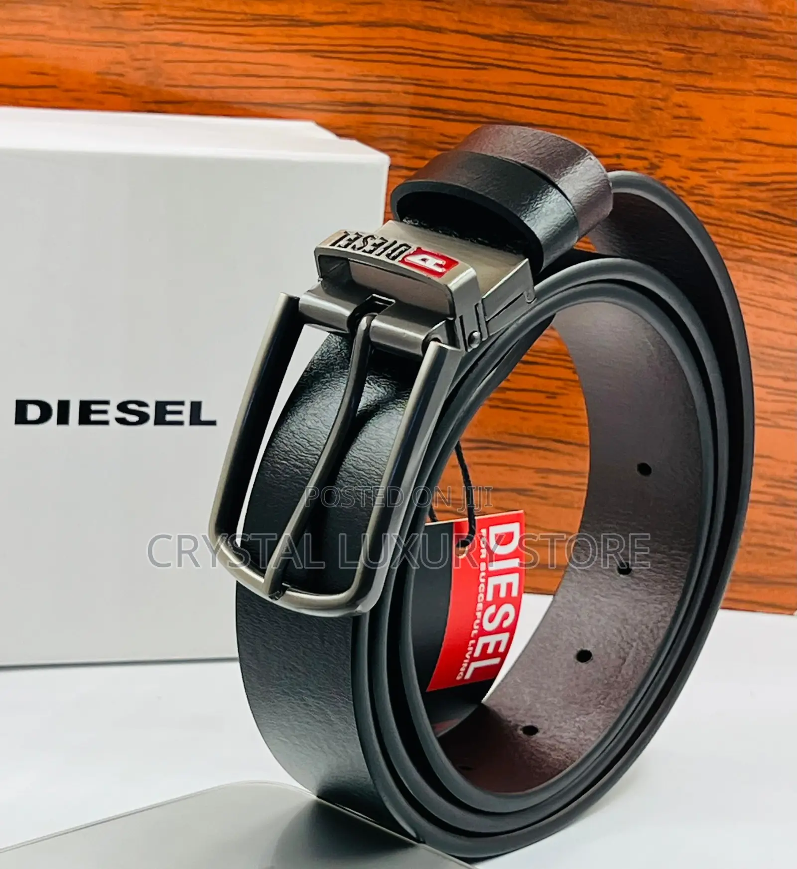 2 Side Tommy Hilfiger Quality Luxury Men Genuine Leather Belt