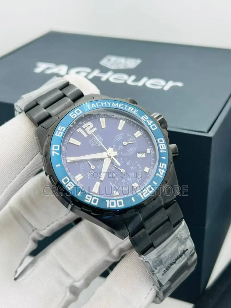 Tag Heuer Quality Luxury Men Chain Strap Wristwatch